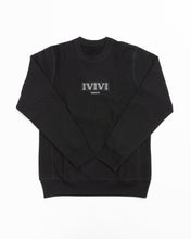 Load image into Gallery viewer, IVIVI Box Logo Crewneck Sweater - Cotton Black