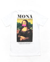 Load image into Gallery viewer, IVIVI #SMILETO MONA Tee - Cotton White