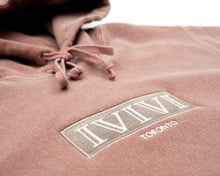 Load image into Gallery viewer, IVIVI Box Logo Hoodie - Cotton Distressed Pink