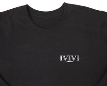 Load image into Gallery viewer, IVIVI "Union" Long Sleeve Tee - Cotton Black