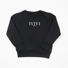 Load image into Gallery viewer, Kids "OG" IVIVI Crewneck Sweater - Cotton Black
