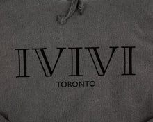 Load image into Gallery viewer, IVIVI Logo Hoodie - Cotton Distressed Charcoal