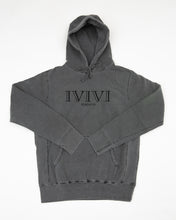 Load image into Gallery viewer, IVIVI Logo Hoodie - Cotton Distressed Charcoal