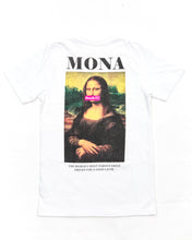 Load image into Gallery viewer, IVIVI #SMILETO MONA Tee - Cotton White
