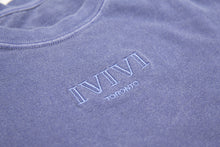 Load image into Gallery viewer, IVIVI Small Logo Tee - Cotton Distressed Purple
